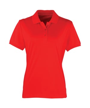 Fitting polo t-shirt which has side panel detail to flatter the female figure. A stylish knit collar and 3 button placket to the neckline make for a modern piece of workwear which acts as a smart alternative to a blouse. Designed to match our ‘Colours´ range in aprons and blouses, this item can be worn across industries and boasts wicking features that will help draw moisture away from the body under hot conditions. Quick drying and excellent colour retention. Fabric: 100% Polyester pique. Weight: 155gsm. XS, S, M, L, XL, 2XL (8, 10, 12, 14, 16, 18).