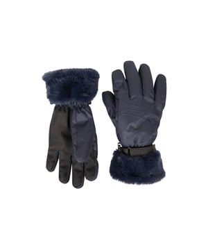 Lining: Fleece. Fabric: Fleece. Cuff: Adjustable, Faux Fur Trim. Fabric Technology: Breathable, Waterproof. Design: Plain. Waterproof Rating: 3000mm.