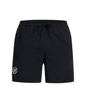 Wat heb je nodig van je goto hardloopshort? Ze moeten licht en rekbaar zijn zodat je kunt bewegen en een voering hebben die je droog houdt. Gedaan. Geweven stof op de buitenste shorts is licht, comfortabel en duurzaam.- Ingebouwd gebreid compressieshort voor extra bedekking en ondersteuning.- Materiaal voert zweet af en droogt heel snel.- Zacht gebreide tailleband met extern trekkoord.- Open handzakken met interne telefoonzak aan de rechterkant op de buitenste shorts en dropin zak op de voering.- De stof op de body bevat minstens 90% gerecycled polyester, met uitzondering van biesjes en versieringen. Ref: 1383235001.