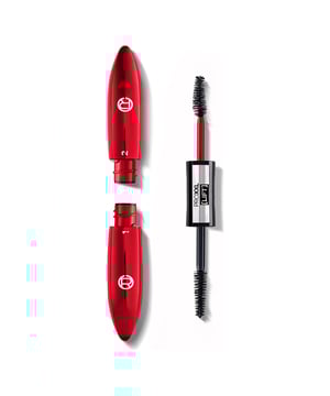 Want to get the look of a salon lash lift in 2 quick easy steps? Be your own pro with Pro XXL Lift mascara, a mascara inspired by salons and powered by science. Our 2 step mascara, infused with pro-keratin, allows you to have intense volume and salon-like lift in one mascara. First, use the straight brush for up to 17x volume. Then use the curved brush for a 20 degree lift effect