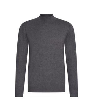 Cappuccino Italia turtle neck trui voor heren. De turtle neck trui is gemaakt van katoen en acryl, en heeft een mooie aansluitende pasvorm.  Merk: Cappuccino ItaliaModelnaam: Turtle NeckCategorie: heren turtle neck truiMaterialen: katoen, acrylKleur: antraciet grijs