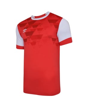 100 % Polyester. Design: Grafikdruck, Logo. Ausschnitt: Rundhals. Ärmeltyp: Kurzarm. Stofftechnologie: Leicht. Gleiches Gewebe.