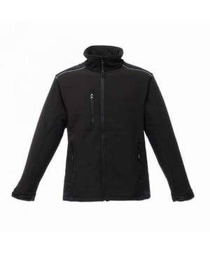 Strapazierfähiges, warmes, gewebtes Stretch-Ripstop-Softshell-Material. Durazone-Polyamid-Overlays an den Verschleißpunkten für zusätzliche Stärke und Haltbarkeit. Dauerhaft wasserabweisende ATL-Beschichtung. Reflektierende Besätze auf Vorder- und Rückseite. Innere Reißverschlussabdeckung. Verstellbare Manschetten mit Gummilaschen. 2 untere Reißverschlusstaschen und 1 Brusttasche mit Reißverschluss. Verstellbarer Kordelzug am Saum. Material: Stretch-Ripstop-Softshell. S (38: Passform (ins)). M (40: Passform (ins)). L (42: Passform (innen)). XL (44: Passform (innen)). 2XL (47: Passform (ins)). 3XL (50: Passform (ins)). <BR><BR>REGATTA Outerwear - ein umfassendes Angebot an Werbe- und Firmenkleidung, die für die freie Natur geeignet ist, zu erstaunlich günstigen Preisen.