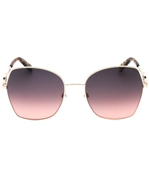 Marc Jacobs Gold Sunglasses, Lens Width = 57mm, Nose Bridge Width = 19mm, Arm Length = 140mm, Sunglasses, Sunglasses Case, Cleaning Cloth and Care Instructions all Included, 100% Protection Against UVA &amp; UVB Sunlight and Conform to British Standard EN 1836:2005, Gold Sunglasses