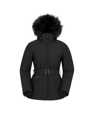 Außenmaterial: Acryl, Elastan, Modacryl, Polyester. Futtermaterial (%): 100% Polyester. Gewebe: Softshell. Design: Logo. Gewebetechnik: Atmungsaktiv, Wasserabweisend, RECCO-Material, Schneedicht. Abnehmbarer Schneerock, Isolierung aus Kunst-Daunen, Innere Ärmellänge, Isoliert, Wattiert, Abnehmbarer Taillengürtel, Belüftungsöffnung mit Reißverschluss. Mit Kapuze. Langärmlig. Kapuzenmerkmale: Abnehmbar, Kunstfell. Taschenart: Zwei Seitentaschen, Reißverschluss. Durchgehender Reißverschluss. Atmungsaktivitätsbewertung: 5000. Saum: anpassbar.