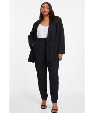 - Plain design - High waisted - Tapered style - Belt loop detail - Model height: 5' 9" - Model wears uk 18 / us 14 / eur 46 - Always check the wash care label - Cool hand wash with mild detergent
