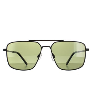 Serengeti Aviator Mannen MATTE Black Saturn Polarisated 555 Nm Aitkin Aitkin zijn een moderne vliegerstijl gemaakt van lichtgewicht metaal. De tips met dubbele brugontwerp en plastic tempel zorgen voor de hele dag comfort, terwijl de spectrale bediening en fotochrome technologie zich aanmeldt en filtert tot in de perfectie.