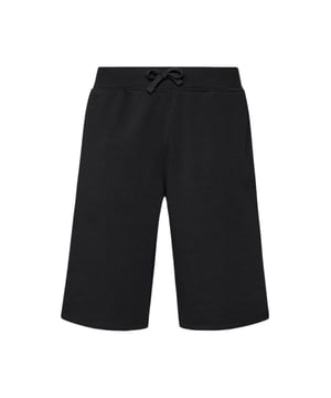Kurze Guess Clovis Herren Shorts in Schwarz aus Baumwolle. Authentische Kleidung der Marke Guess - Streetwear/Sportswear-Design von Guess - Guess für Herren Mode, perfekt für den Alltag - Schwarze Guess Shorts lassen sich hervorragend mit dem Rest Ihrer Garderobe kombinieren - bequeme Baumwollqualität - klassisch - Clovis -