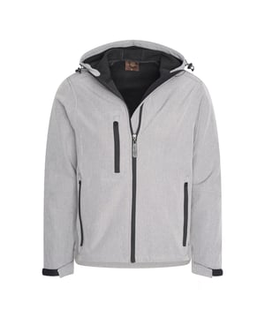 Cappuccino Italia Softshell Hood Jacket voor heren. De Softshell Hood Jacket is gemaakt van polyester en elastaan, en heeft een normale pasvorm.  Merk: Cappuccino ItaliaModelnaam: Softshell Hood JacketCategorie: heren Softshell Hood JacketMaterialen: polyester, elastaanKleur: grijs