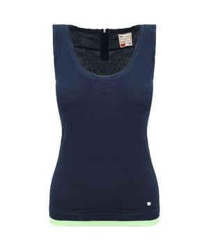 Champion Heritage Fit Sleeveless Round Neck Navy Womens Vest 107110 3016