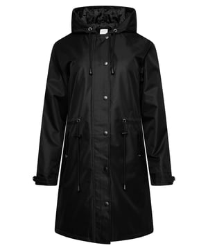 Introducing the perfect addition to your wardrobe, Emma Mac by ELLE. This stylish jacket features convenient front pockets, an elasticated waist for a flattering fit, and a hood for added functionality. Stay stylish and comfortable wherever you go with Emma Mac.