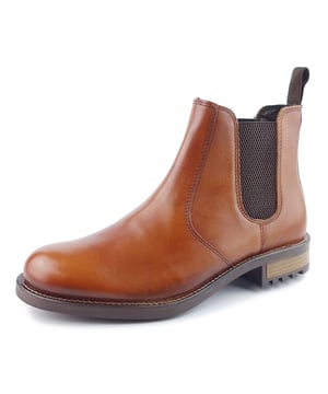 These Frank James boots have been crafted from leather to create a great looking upper, these menï¿½s brown, tan or black leather pull on boots are perfect for rocking the look youï¿½re after this season. These menï¿½s boots showcase a round toe, fine contrast stitching and a cleated grip outer sole. Perfect for upgrading your wardrobe for the new season.