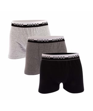 Men's NICCE Corgan 3 Pack Boxer Shorts.- NICCE signature elastic waistband.- Stretch cotton comfort fabric.- 95% Cotton, 5% Elastane. Ref: NC2T125598.