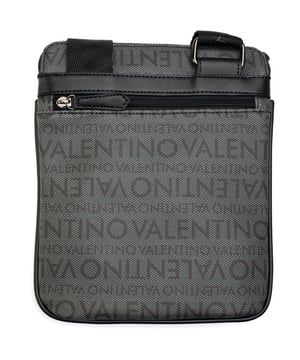 Mens brown Valentino futon cross body bag, manufactured with synthetic. Featuring: zip closure, adjustable shoulder strap, front/rear zip compartment, protective dust bag and height 25 x width 20cm x depth 2cm.