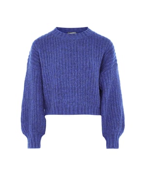 Bereichern Sie Ihre Knit Wear mit dem Grobstrick-Pullover von DreiMaster Vintage. Gefertigt aus einem weichen Acryl-Garn ist der Pulli lässig gestrickt und schließt mit weiten Ärmeln ab.  Pullover Sweater