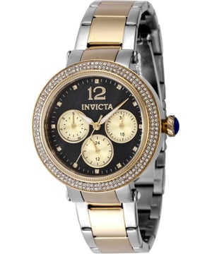 El Invicta 48115 tiene una caja de acero inoxidable de 37 millimetros con una esfera negro.
Esta modelo funciona con un movimiento de Cuarzo preciso.
Resistencia a la presión de aqua de 10 bares.
Este modelo es parte de la colección Invicta Bolt.

2 años de garantía Invicta.