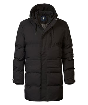 Gefütterter Parka mit Reißverschluss und Druckknopfverschluss. Die Jacke hat zwei Seitentaschen mit Reißverschluss, zwei Gesäßtaschen, eine Brusttasche und ein Logo-Emblem am linken Arm. Gefüttert mit 100 % recyceltem Polyester  Parka-JackeReißverschluss und SchnappverschlussSeiten- und Gesäßtaschen sowie BrusttascheAußenmaterial der Jacke: 100 % PolyesterInnenfutter: 100 % recyceltes Polyester