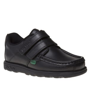 Staying Smart But Ready For Playground Games With The Fragma Strap Kickers. Velcro Strap For Convenience And Padded Insole Give All Day Comfort. Thick Rubber Sole Gives Durability While The Leather Uppers Feature Exposed Stitching And Kickers Branding To Finish.