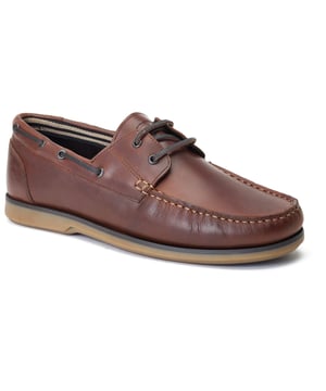 Its time to unlock your inner Boaty McBoat Face with the Stern boat shoe from Base London. Stern has been crafted from premium leather uppers and features detailed side lacing a contemporary rubber sole and an Ortholite footbed.