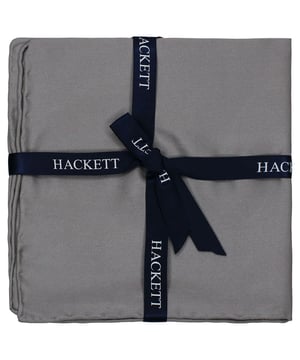 Hackett London Plain Satin Mens Grey Hank Taschentücher