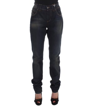 Brand new with tags
  Made in Italy
  Boyfriend fit
  Color: Blue
  Material: 98% Cotton 2% Elastane