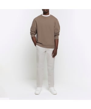 Slim fit, Side slip pockets, Belt loops, Slight stretch to fit, Concealed button and zip fastening