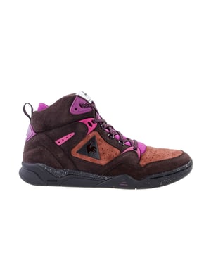 LE Coq SportIF THE "REGLISSE" CLACE-UP BROWN PRINIaches sintéticos para hombres sintéticos 1620401 de los 90 años 1620401