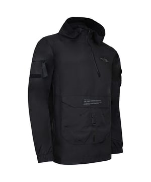 The Puma x First Mile Hooded Utility Jacket features a sleek and modern design with a black colorway, making it a versatile and fashionable outerwear option. The pullover style adds a touch of casual coolness, while the hood provides extra coverage and protection from the elements. 
 
Crafted with the innovative First Mile yarn, this jacket is made from recycled plastic bottles collected in low-income communities. By choosing this jacket, you contribute to a more sustainable future while enjoying the comfort and performance of high-quality materials. 
 
The long sleeves and pullover design offer a relaxed fit that allows for ease of movement. The adjustable hood adds versatility, allowing you to customize your level of coverage. Whether you're running errands, heading to the gym, or going on outdoor adventures, this jacket keeps you comfortable and stylish. 
 
 
Designed with utility in mind, this jacket features multiple pockets for convenient storage of your essentials. The zippered chest pocket and front kangaroo pocket provide secure and accessible storage options for your phone, keys, or small valuables. 
 
 
Embrace the Puma x First Mile collaboration and make a statement with your style while contributing to a sustainable future. The black pullover hooded utility jacket combines fashion-forward design, functionality, and eco-consciousness. Elevate your outerwear collection with this versatile and responsible choice from Puma.