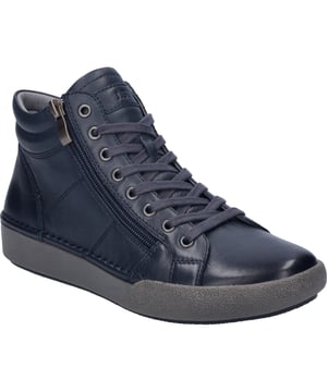 Estas zapatillas están confeccionadas en suave piel de napa. Los cómodos cordones proporcionan una gran sujeción al pie. Estas zapatillas también están equipadas con una plantilla de cuero extraíble. La costura Strobel, típica de las zapatillas deportivas, hace que el calzado sea especialmente resistente. El ancho G es perfecto para todos los pies normales. Disfrute de su tiempo libre con nuestro compañero de todos los días.