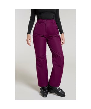100% Polyester. Marke: Mountain Warehouse. Füllung: Microfaser. Taschenart: Zwei Seitentaschen, Reißverschluss. Gürtelschlaufen, Abnehmbare Hosenträger, Wattiert, Seitlicher Knöchel-Reißverschluss , Schneegamaschen, Klettverschluss. Gewebetechnik: Wasserabweisend, Wärmespeicherung, Sehr warm, isolierend, Isotherm, Schneedicht, Thermisch, Thermogetestet -20c, Wasserbeständig. Taille: Elastisch. Druckknopf, Hosenschlitz mit Reißverschluss.
