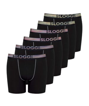 Sloggi Herren Boxer Shorts für den alltäglichen Bedarf. Weiches Baumwoll-Stretch Material bietet Komfort und Bewegungsfreiheit.