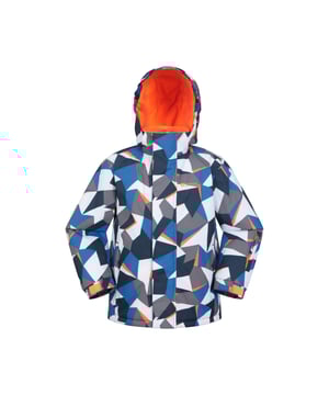100% Polyester. Design: Rundum bedruckt, geometrisch, Logo. Gewebetechnik: Wasserabweisend, Schneedicht, Wasserbeständig. Bündchen: anpassbar, Klettverschlusslasche. Mit Kapuze. Langärmlig. Schneerock. Taschenart: Zwei Seitentaschen, Eine Tasche am Ärmel, Reißverschluss. Durchgehender Reißverschluss, Regenklappe. 98: 54,61 cm. 158: 84 cm. 104: 57,15 cm. 116: 61 cm. 128: 66 cm. 140: 72,4 cm. 146-152: 77,5 cm.
