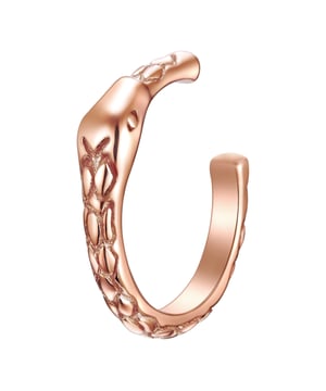 The popular Earcuffs - also known as ear clamps - are the IT places of the season and in the jewelry box of every fashionista. The big advantage of this earrings variant: You can simply put ear clamps on the desired point of the ear cup and do not need an ear hole - earcuffs work without plug and closure. This model of the Lawpiece of Munich is also made for your ear. The ear clamp is made of sterling silver and refined with rose gold. Coaster is the hammered structure of the surface-a great accent in combination with other ear accessories in a stacking look.