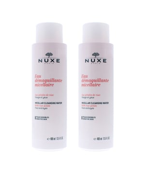 This micellar cleansing water removes makeup from face eyes and lips. It gently cleanses purifies and softens leaving your skin clean soft and comfortable. Suitable for sensitive skin and all skin types.