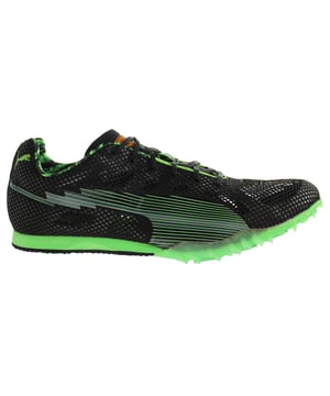 Puma Bolt evoSpeed Mid Dist  Black Synthetic Mens Running Trainers 186007_01