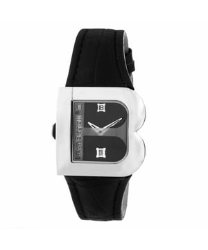 Laura Biagiotti LB0001L-01 - Reloj para mujer cuarzo acero inoxidable• material: acero inoxidable• cristal: minèral• pulsera: cuero• correa: plateado• resistencia al agua: 0 m (0 ATM)• tamaño de la caja: 33 mm