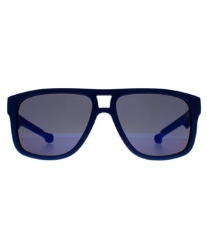 Lacoste Square Unisex Blue Grey L817S  Sunglasses have a strong squared off shape on this durable chunky frame which features the Lacoste logo and the famous croc emblem on the temples.