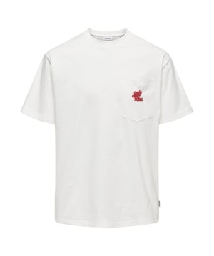 Entdecke das Only & Sons Herren T-Shirt - dein neues Must-Have für einen entspannten und stylischen Look. Dieses kurzärmlige T-Shirt überzeugt durch seine lockere Passform und den modischen Print, der deinem Outfit eine besondere Note verleiht. Der klassische Rundhalsausschnitt und der lockere Schnitt sorgen für ein angenehmes Tragegefühl und eine optimale Passform. Gefertigt aus hochwertigen Materialien, bietet dieses T-Shirt hohen Tragekomfort und ein weiches Gefühl auf der Haut. Selbst nach dem Waschen bleibt die Form erhalten, da das Shirt maximal um 5% einläuft. Perfekt für den Alltag, die Freizeit oder entspannte Aktivitäten - dieses T-Shirt ist vielseitig kombinierbar und immer die richtige Wahl. Genieße den idealen Mix aus Stil und Bequemlichkeit mit dem Only & Sons Herren T-Shirt. Dein neues Lieblingsstück für einen modischen und lässigen Auftritt!