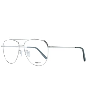 Montura óptica unisex plateada  
  Género: Unisex  
  Color principal: Plateado  
  Color de la montura: Plateado  
  Material de la montura: Metal  
  Tamaño: 57-14-145  
  Ancho de las lentes: 57  
  Altura de las lentes: 49  
  Ancho del puente: 14  
  Ancho de la montura: 143  
  Longitud de las patillas: 145  
  Bisagra de resorte: No  
  El envío incluye: Funda de marca  
  Estilo del aro: Aro completo