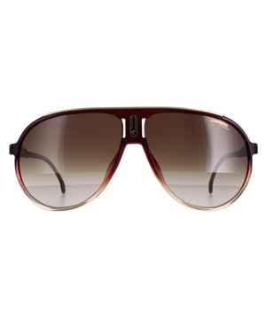 Las gafas de sol Carrera Champion 65/N 7W5/HA con degradado marrón y tono burdeos son una edición especial del popular modelo Champion para celebrar el 65 aniversario de Carrera. Este gran modelo es uno de los estilos más populares de Carrera de todos los tiempos. David Beckham, Paris Hilton y otros famosos han sido vistos llevando gafas de sol Carrera y el Champion es uno de los modelos que llevan. Es realmente un digno Champion con su gran versión de estilo retro de la clásica forma de aviador.