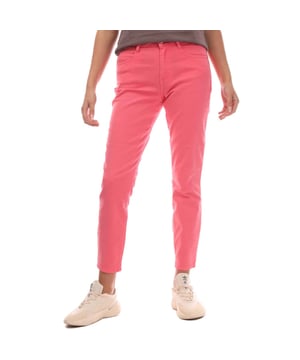 Womens BOSS Slim-Fit Cropped Jeans.- Button and zip-fly fastening.- Five pocket design.- Branded leather patch.- Super-stretch.- Slim fit.- 93% Cotton, 5% Elastomultiester, 2% Elastane. Ref: 50467644663.
