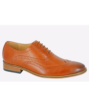 Be sure to get the most out of every dress attire with these must have brogue Jurupa shoes from Goor. Designed for the modern day man this season
- Synthetic upper
- Lace up closure
- Cushioned footbed
- Raised heel
- Durable rubber outsole
- Brogue detailing
