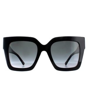 Jimmy Choo Square Womens Black Grey Gradient EDNA/S  Sunglasses showcase a chic square frame design, combining timeless sophistication with modern style. Crafted with meticulous attention to detail, they add instant glamour to any look.