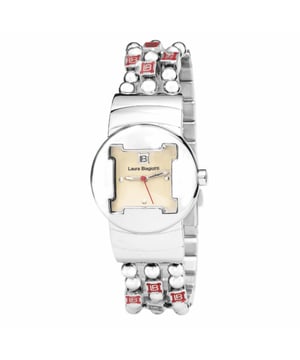 Laura Biagiotti LB0049L-03M - Reloj para mujer cuarzo acero inoxidable• material: acero inoxidable• cristal: minèral• pulsera: acero inoxidable• correa: plateado• resistencia al agua: 0 m (0 ATM)• tamaño de la caja: 28 mm