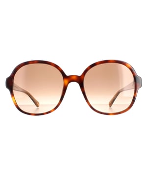 Tommy Hilfiger Round Dames Havana Brown gradiënt Th 1812/s Th 1812/s zijn een modieuze ronde stijl gemaakt van lichtgewicht acetaat. De branding van Tommy Hilfiger is ingebed in de slanke tempels voor authenticiteit.