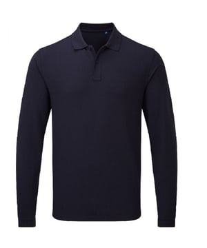 65% Polyester, 35% Baumwolle. Gewebetechnik: HeiQ-Viroblock. Design: Unifarben. Knopfleiste mit zwei Knöpfen, Gerippter Kragen, Gerippter Ärmelaufschlag, Doppelstich-Saum. GSM (Gramm pro Quadratmeter): 200. Materialeigenschaften: Antimikrobiell. Mit Kragen. Langärmlig.