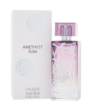 Lalique Amethyst Eclat is a fruity floral fragrance for women. Top notes black currant raspberry pear. Middle notes peony rose magnolia. Base notes blackberry musk violet woodsorrel. Amethyst Eclat was launched in 2014.