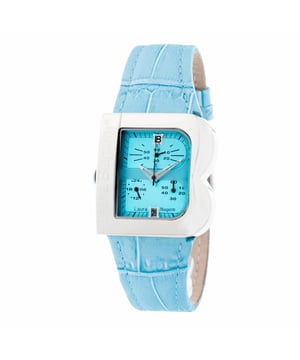Laura Biagiotti LB0002L-04 - Reloj para mujer cuarzo acero inoxidable• material: acero inoxidable• cristal: minèral• pulsera: cuero• correa: plateado• resistencia al agua: 0 m (0 ATM)• tamaño de la caja: 33 mm