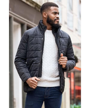 Stay warm and stylish with this square-style padded jacket from Kensington Eastside, featuring a button and zip-up fastening for ultimate comfort. With a funnel neck and two front pockets, this jacket is perfect for keeping your essentials close by. Ideal for outdoor adventures or casual wear, it's a must-have addition to your wardrobe this season.