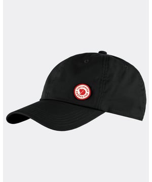 Fjällräven Logo Cap
When the sun is beating down, this cap will provide you with welcome shade and help you keep your cool. Made from G-1000 Lite in recycled polyester and organic cotton, it is lightweight and breathable in hot weather. Plain and simple with a small 1960 logo on the left front – the year that Fjällräven was founded. 

Comfortable cap in light and airy G-1000 Lite.
Made from recycled polyester and organic cotton.
Lightweight and breathable with embroidered ventilation holes.
Adjustable with a metal clasp at the back.
1960 logo on the left front.
Durable
hand wash
do not dry clean
do not tumble dry
do not bleach
do not iron
wash separately
G-1000® Lite: 65% polyester (recycled), 35% cotton (organic)

F13100181
